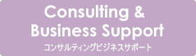 Consulting & Business Support コンサルティングビジネスサポート
